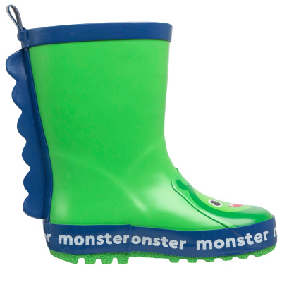 Сапоги резиновые для мальчика Indigo Kids 80-500E зеленые 1